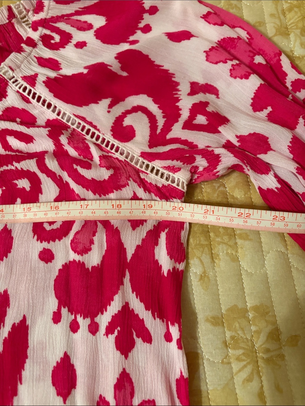 INC International Concepts Pink and White Blouse - Picture 6 of 6